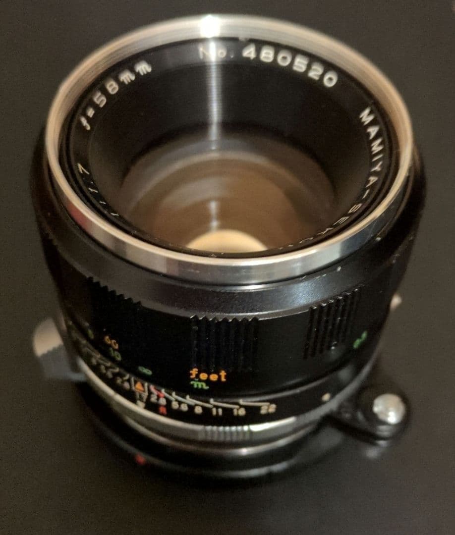 MAMIYA Sekor F.C. 58mm F1.7 ライカM改造
