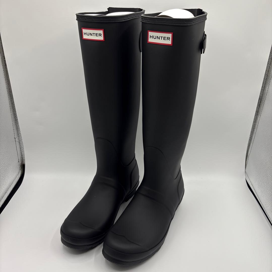 【新品】HUNTER ハンター レインブーツ 雨靴 長靴 25cm