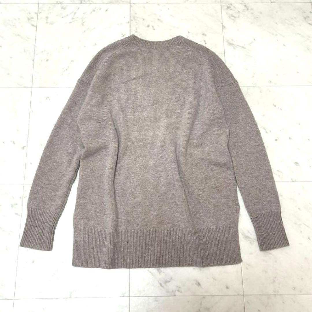 極美品 セオリーリュクス ベージュ 長袖ニット カシミア100% M