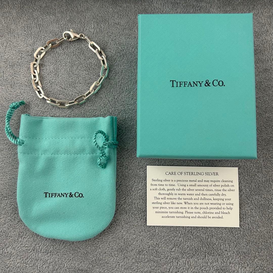 希少 オールドティファニー エリプスチェーンブレスレット Old Tiffany
