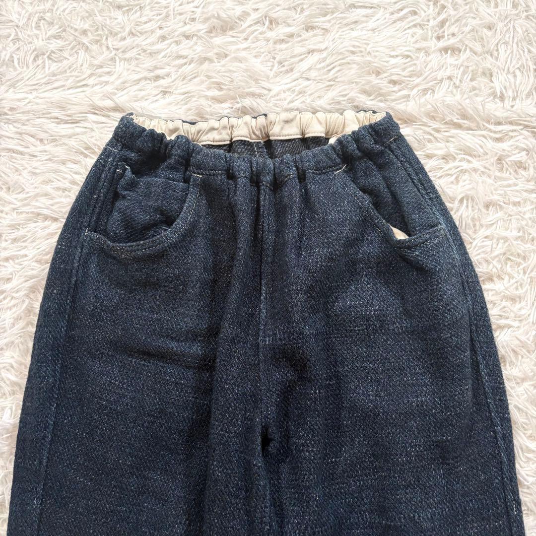 美品✨tamaki niime タマキニイメ　ハァピィ　デニムパンツ ブルー