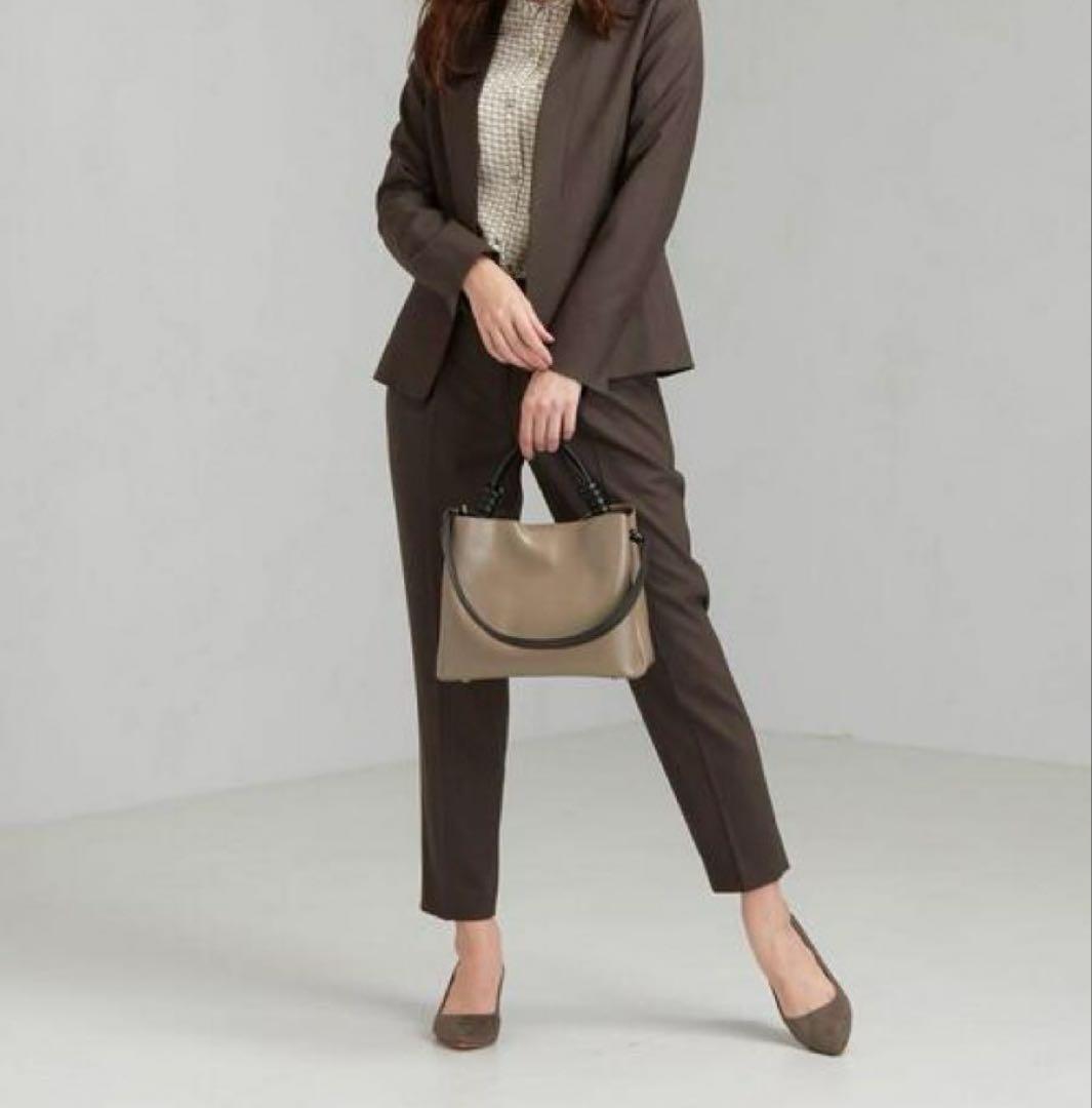 green label relaxing スーツ　レディース　パンツスーツ　40