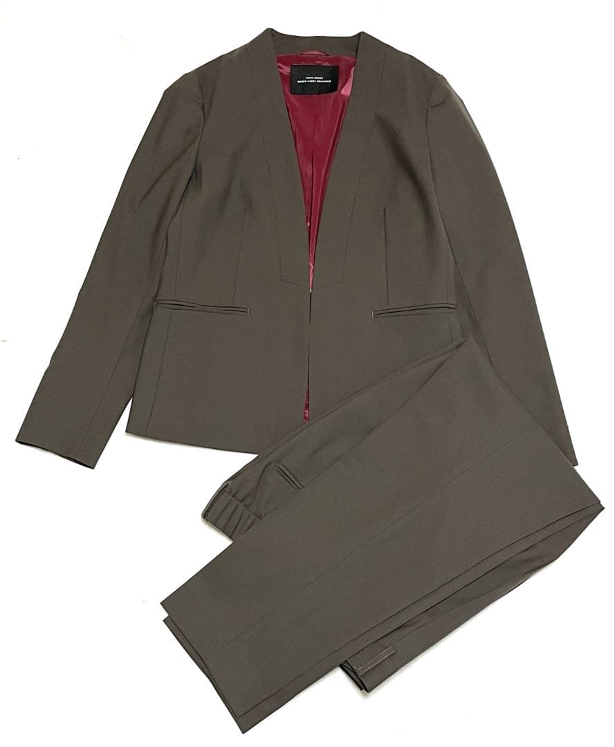 green label relaxing スーツ　レディース　パンツスーツ　40