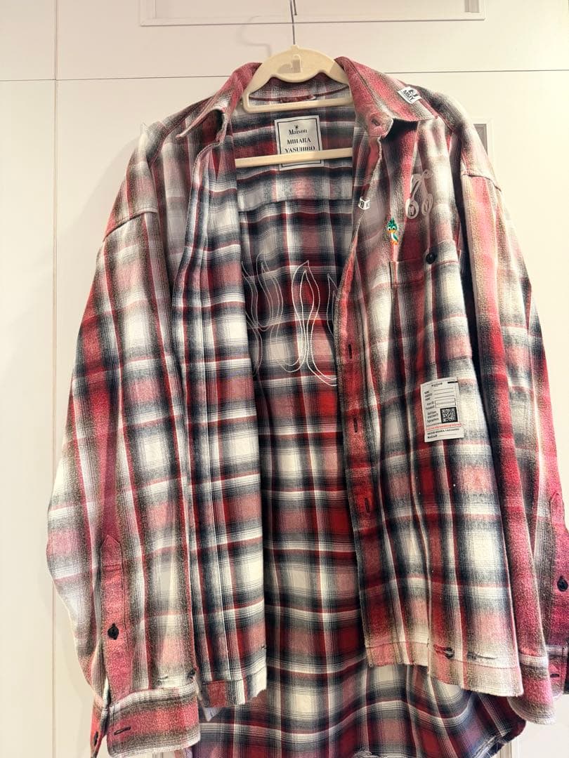 Maison MIHARA YASUHIRO 25aw チェックシャツ　46