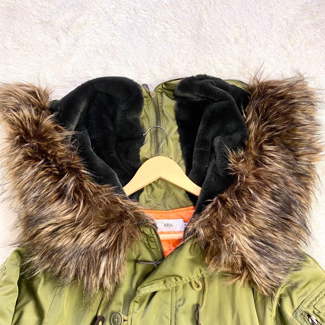 AZUL by moussy N-2B フライトジャケット短丈 y2k 00s