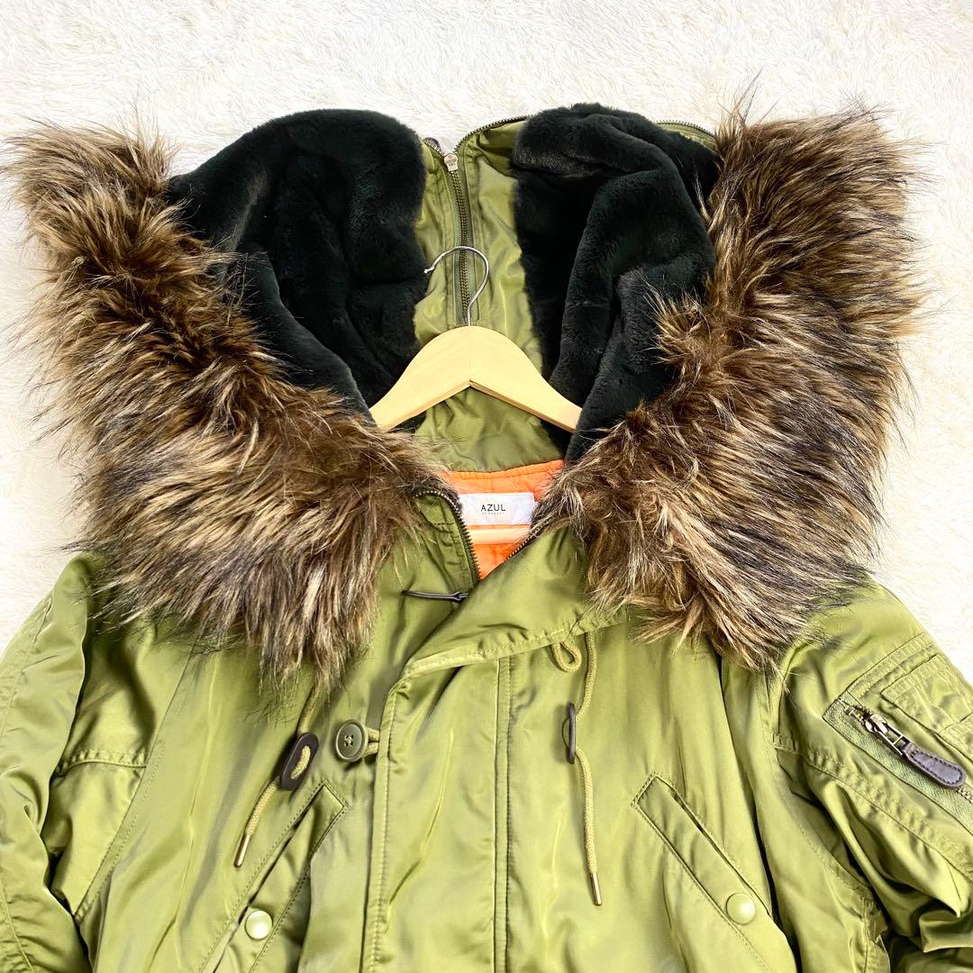 AZUL by moussy N-2B フライトジャケット短丈 y2k 00s