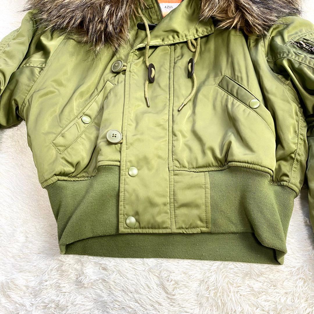 AZUL by moussy N-2B フライトジャケット短丈 y2k 00s