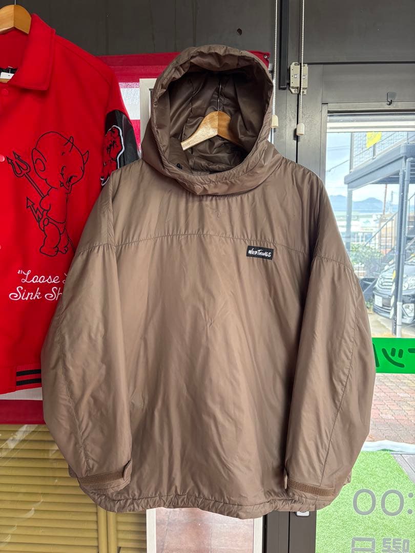 wildthings♪プリマロフト♪インナーフード/Mワイルドシングスアノラック