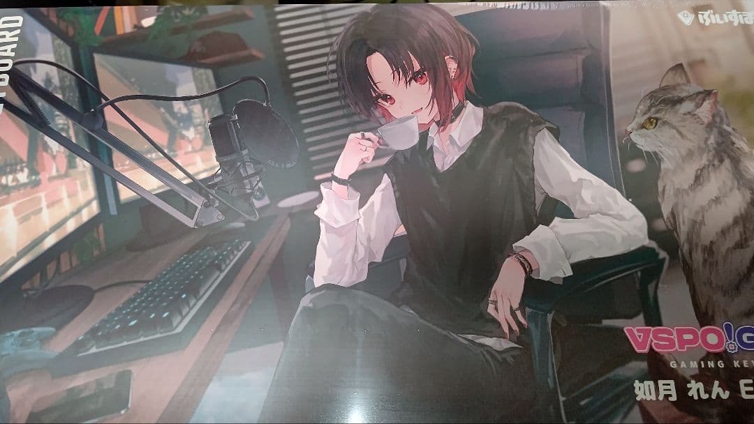 鯖*様 VSPO! GEAR ぶいすぽっ！　ゲーミングキーボード 第1弾　如月れ