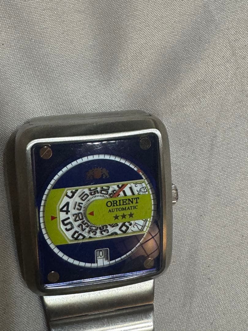 ORIENT 自動巻き 腕時計 スクエアケース