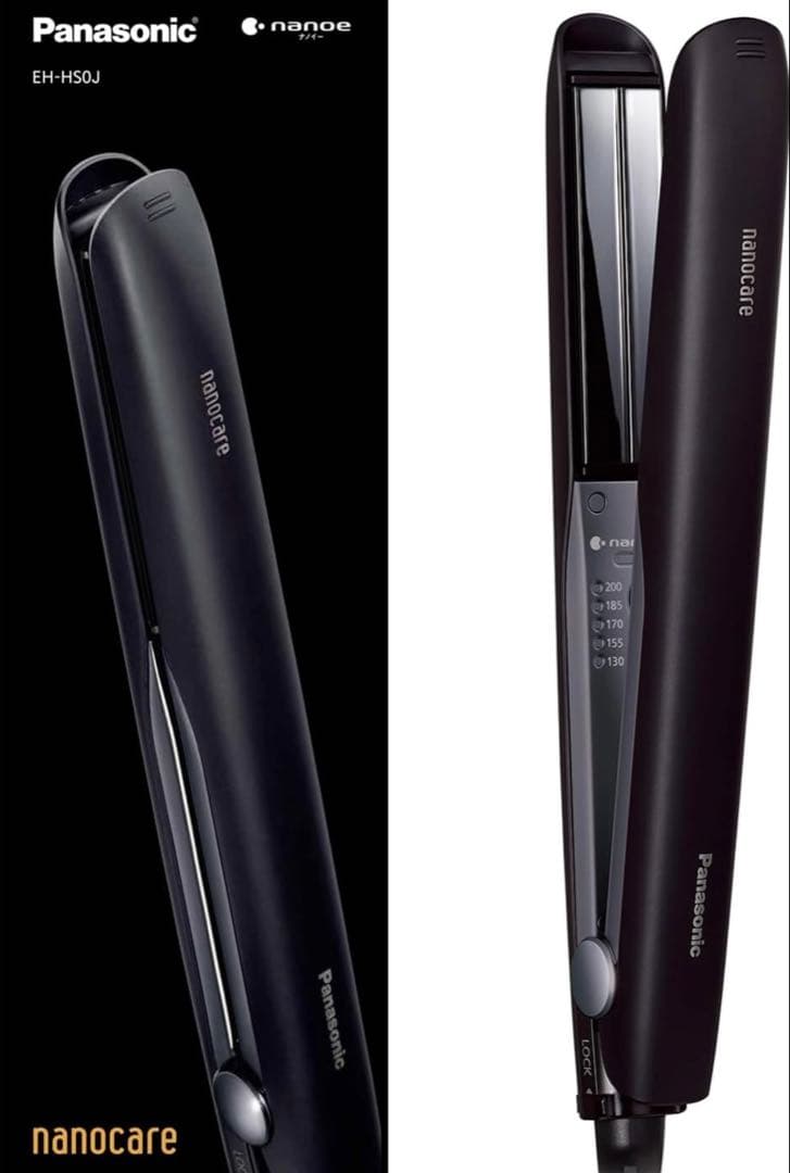Panasonic ストレートアイロン ナノケア　EH-HSOJ ブラック