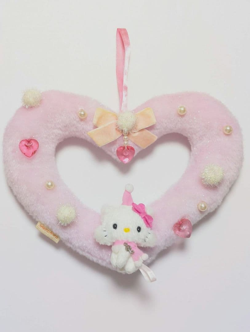 チャーミーキティ　クリスマス　リース　レトロ　ぬいぐるみ