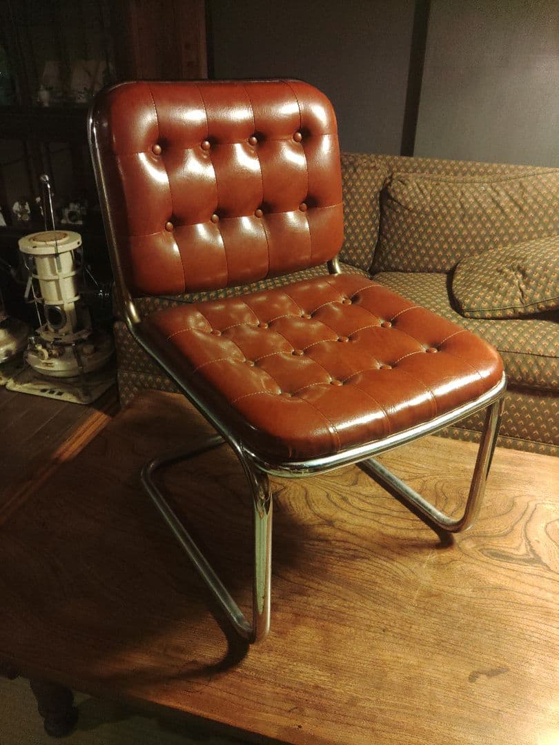 チェスカチェア　カンチレバー　マルセルブロイヤー　リプロ　レトロ　ヴィンテージ