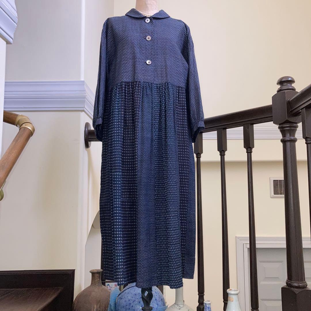 古布リメイクワンピース