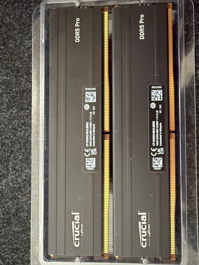 Crucial DDR5-6000 Pro メモリー 32gb (16×2)