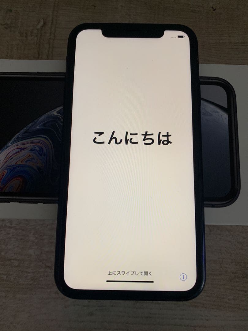 【訳あり未使用品】iPhone XR 128GBブラック 本体