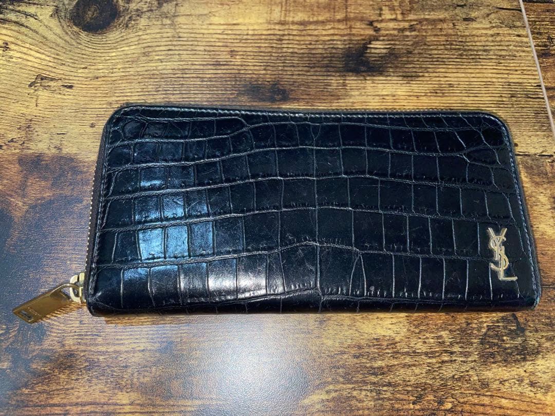 サンローラン長財布 ブラック