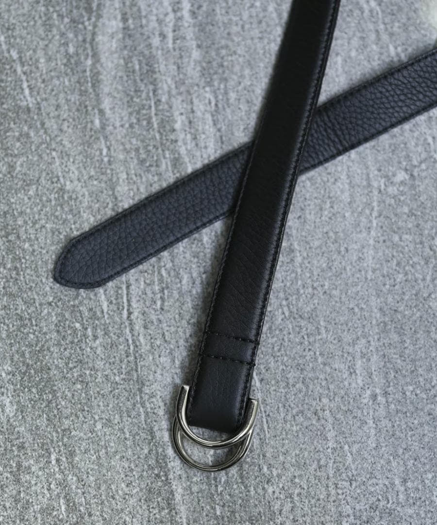 ダブルリングナローベルト by REMY CARRIAT