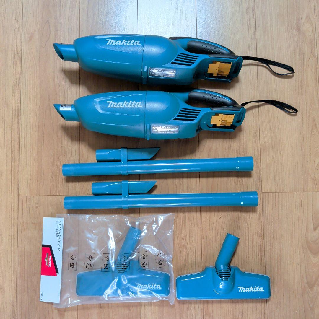 2台　マキタ 18V 充電式クリーナー CL181FDZ 青