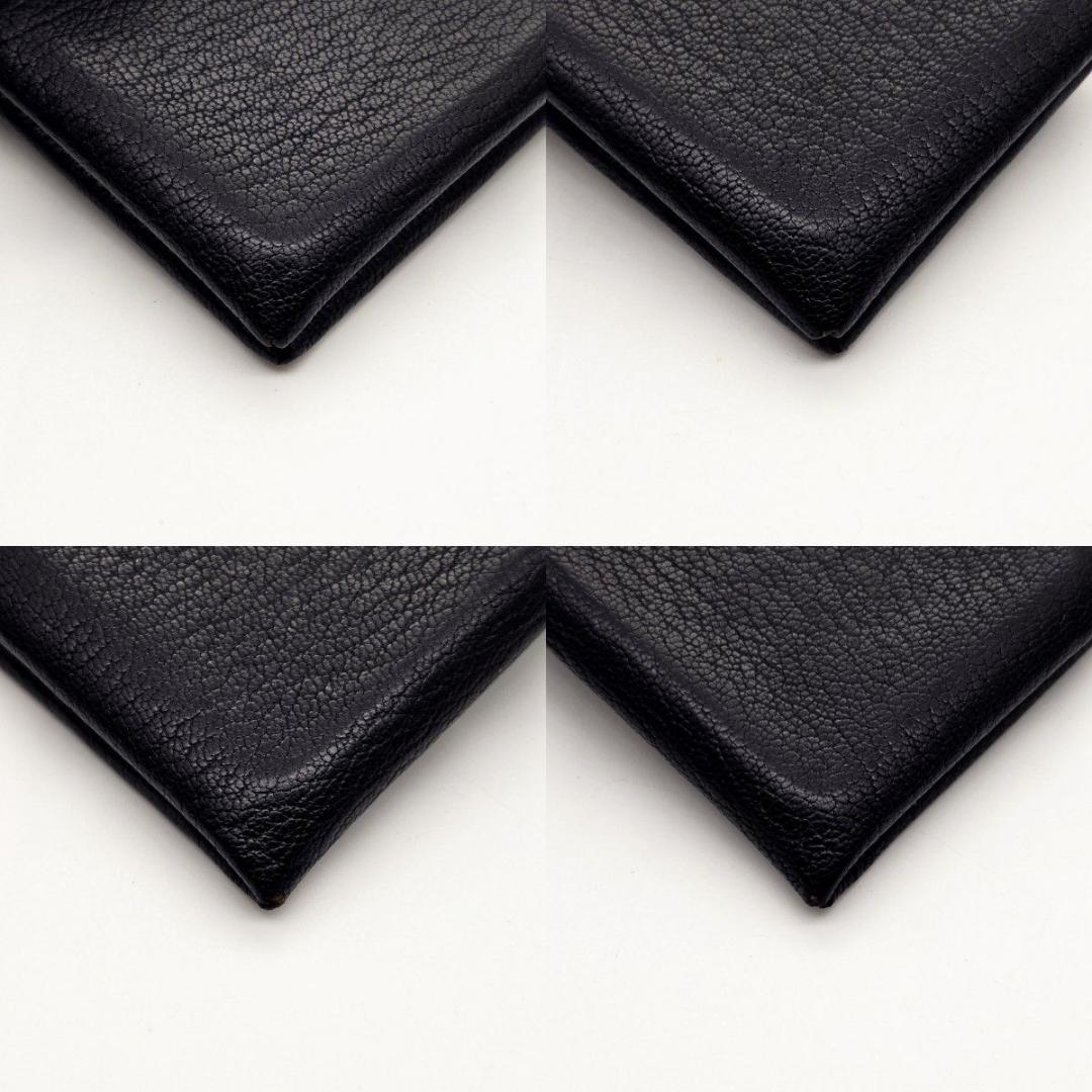 エルメス カードケース カルヴィ ヴェルソ ヴォーエプソン ブラック 名刺入れ