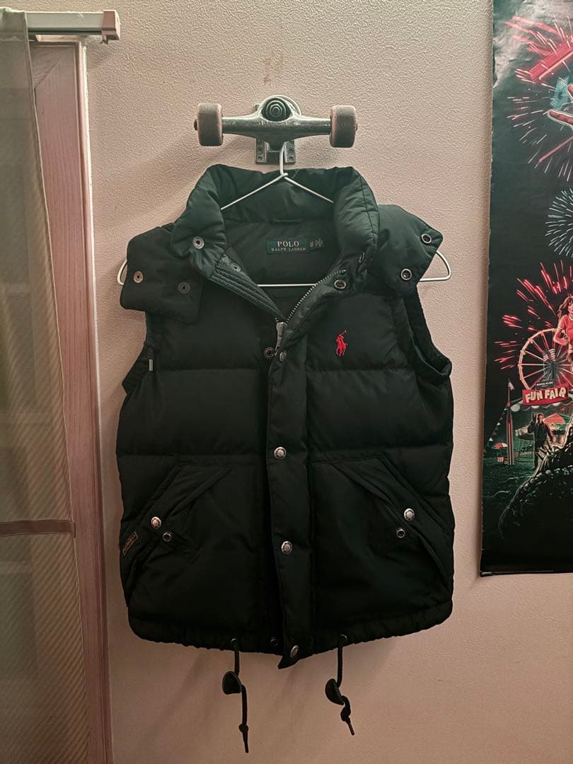 POLO RALPH LAUREN ダウンベスト ブラック ポロラルフローレン