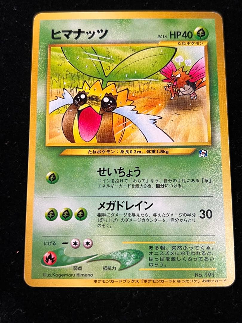 【美品〇】ポケカ　Pokéca 旧裏　ヒマナッツ　ポケモンカードになったわけ