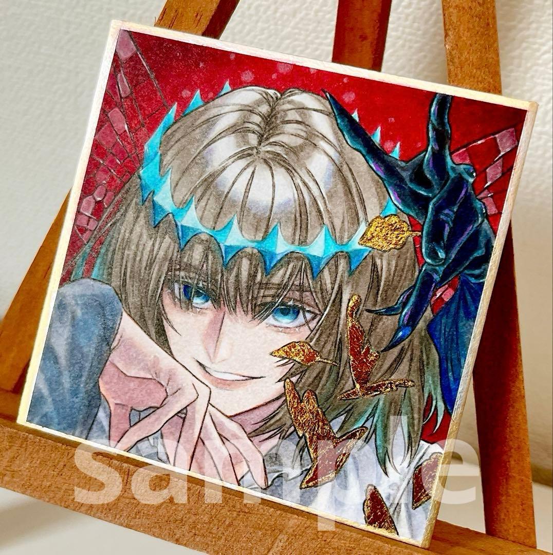 ✴︎ mil ✴︎　手描き　イラスト　色紙