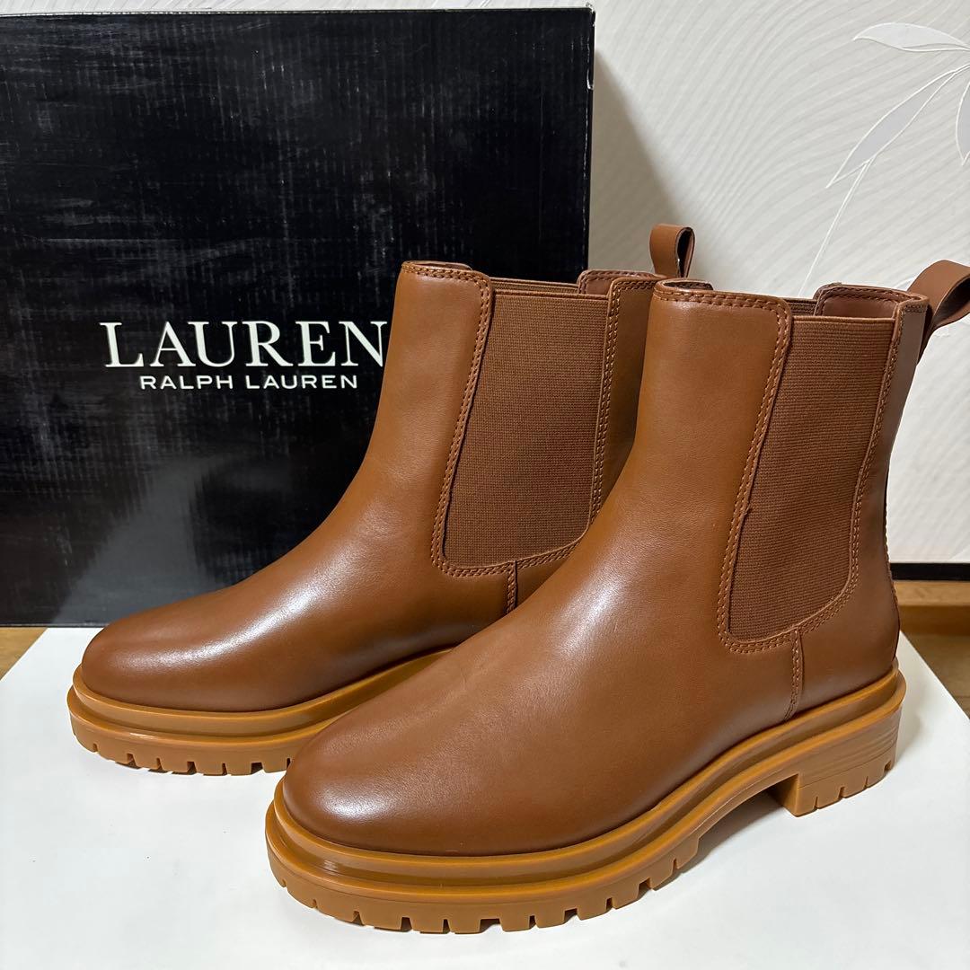 LAUREN RALPH LAUREN サイドゴアブーツ　ラルフローレン
