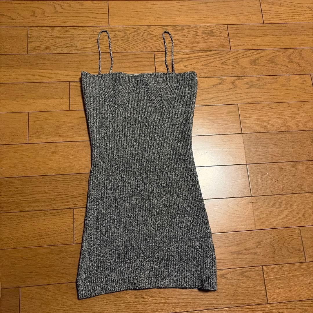 トップス mediam Knit Bare Camisole