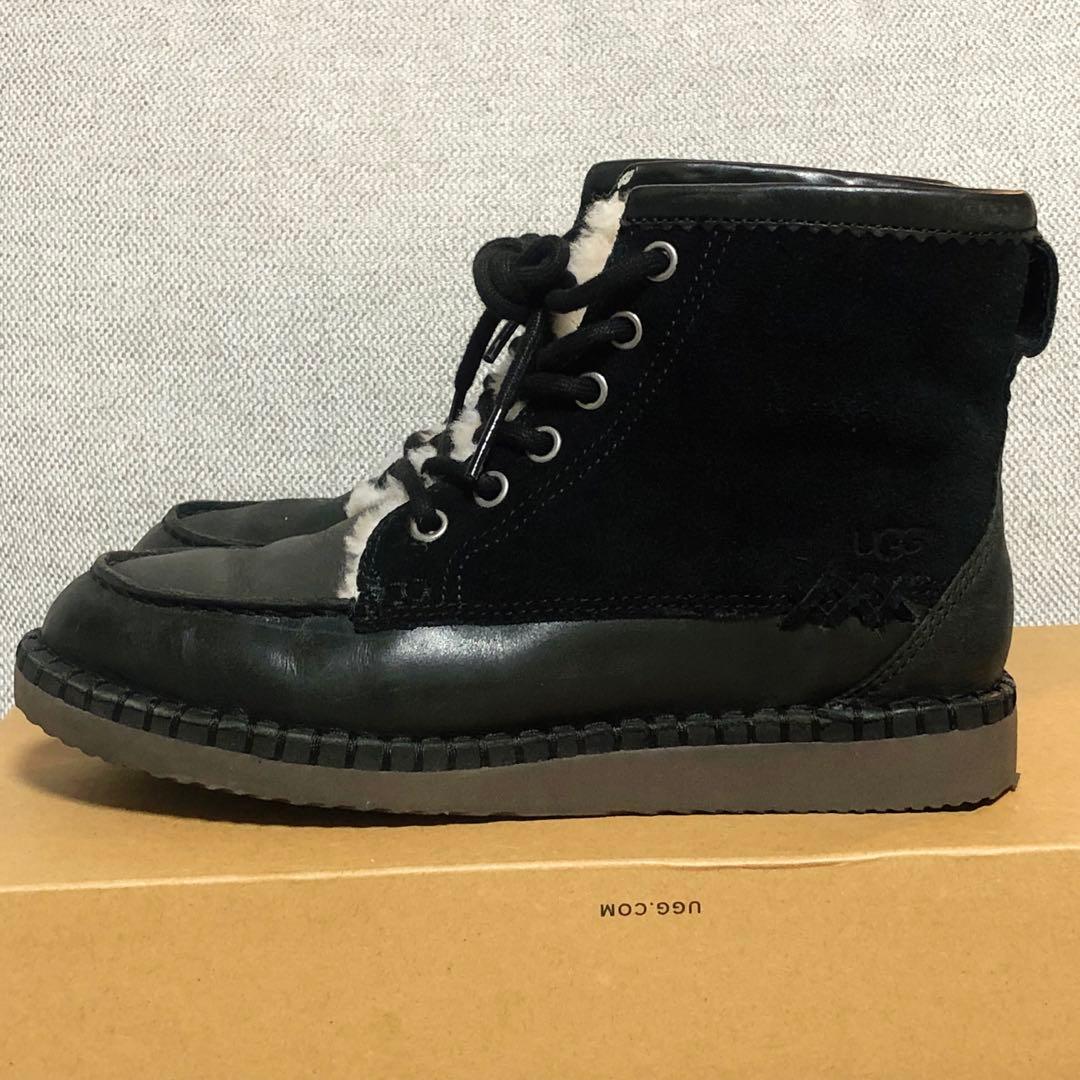 UGG ムートン ブーツ ショート 本革　スエード　23cm