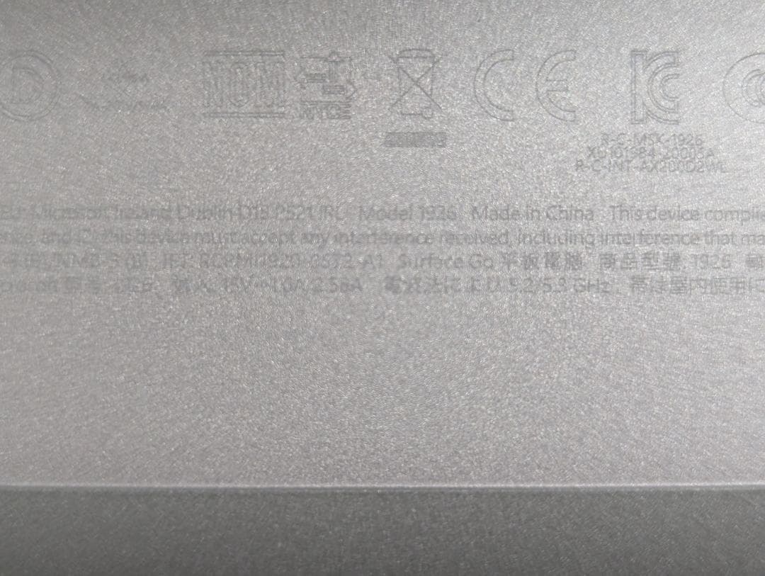 【訳あり特価】Surface Go2 メモリ8GB／SSD128GB