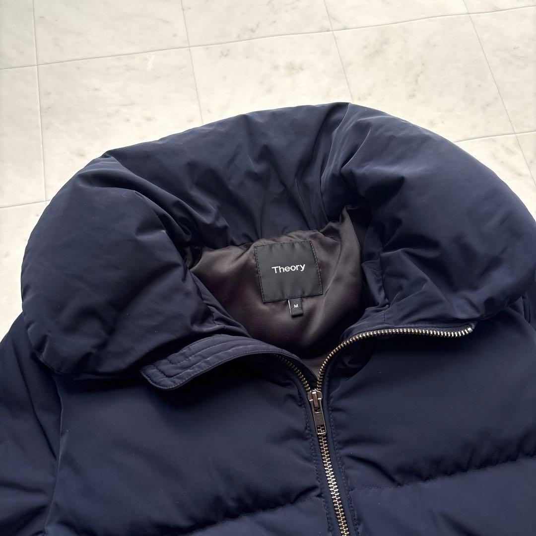 セオリー ダウンジャケット MOMO 紺 ネイビー 防寒 アウター Mサイズ
