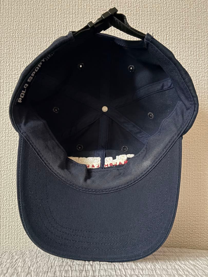 【週末限定値下げ】ポロスポーツ ラルフローレン 6パネルキャップ ネイビー90s