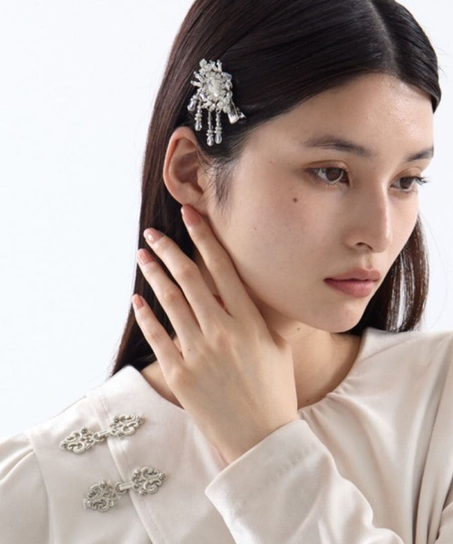 tanakadaisuke タナカダイスケ crystal hair clip
