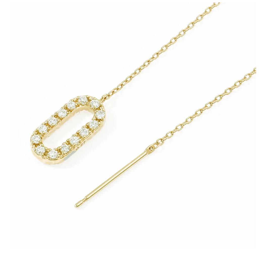 最終値下YONヨンジュエリー美品zeroピアス　イエローゴールド山城葉子柴田陽子