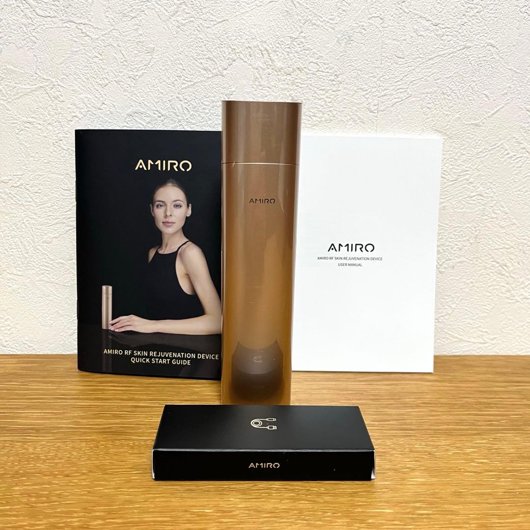 ★未使用品★AMIRO アミロ RF美顔器 ARF001A ゴールド