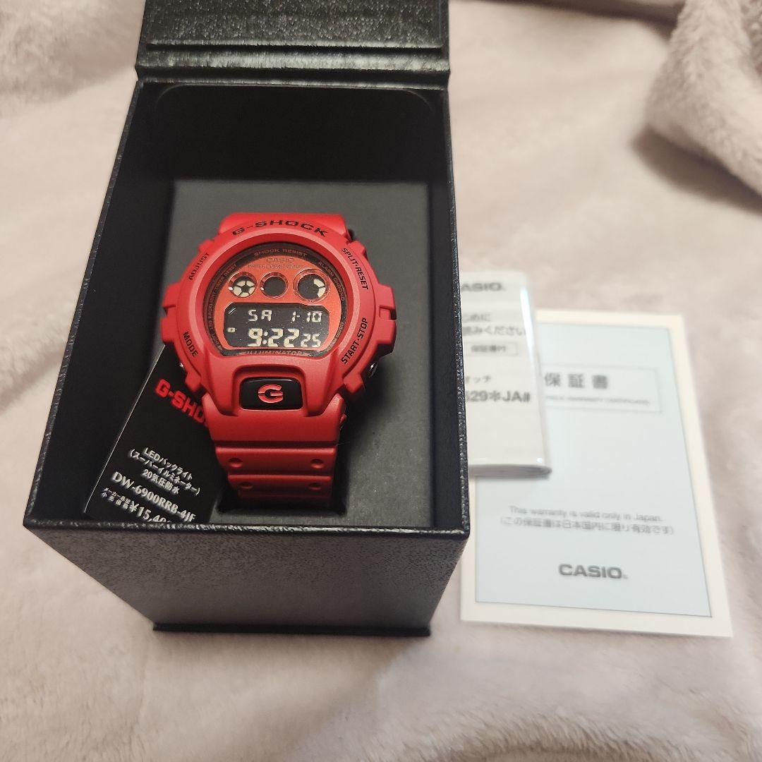 新品DW-6900RRB-4JF G-SHOCK アイコニック カシオ腕時計