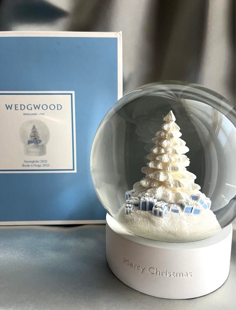 【未使用】ウェッジウッド★スノーグローブ2021