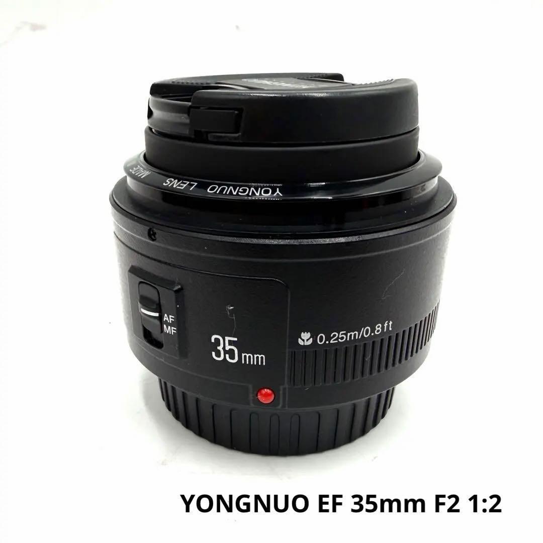 【美品✨】YONGNUO EF-35mm 1:2 F2 単焦点レンズ