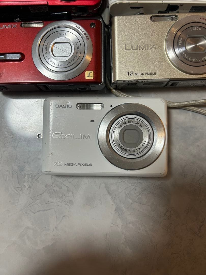 コンパクトデジカメ5台まとめ売り（ジャンク品）