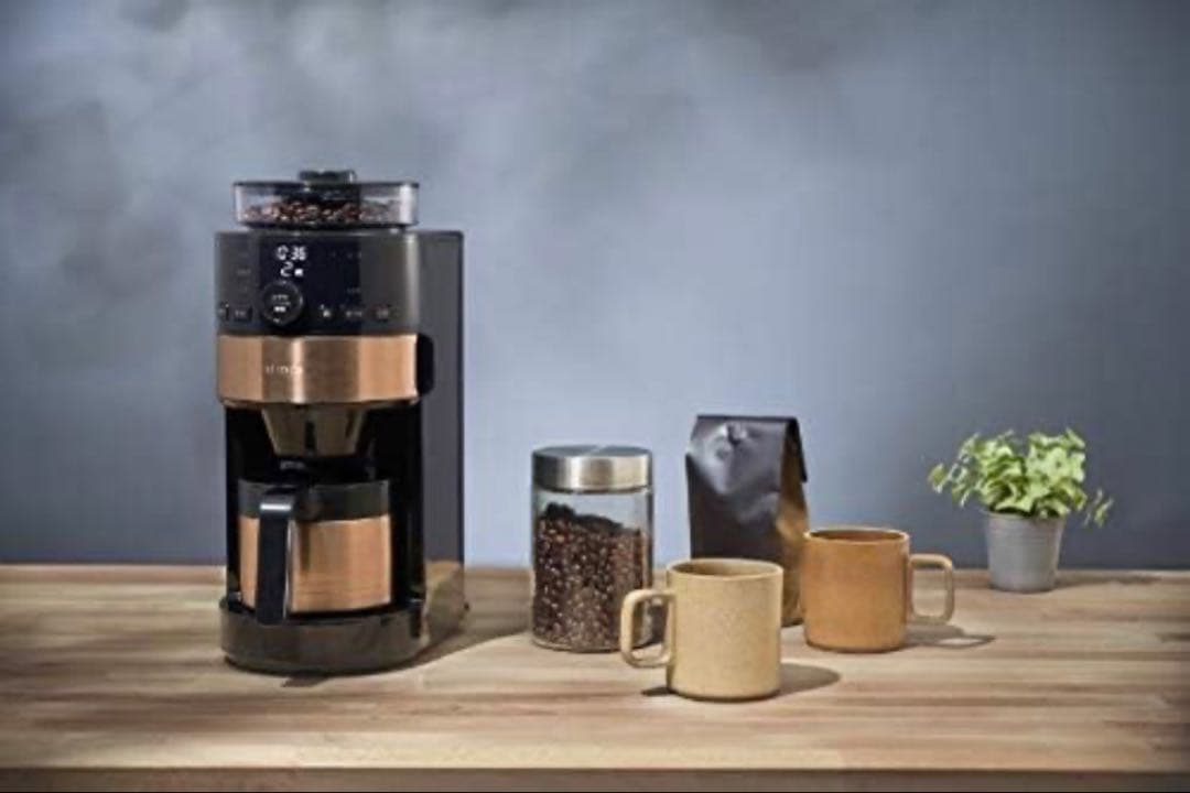 【美品】全自動コーヒーメーカーsiroca SC-C123 説明書付き