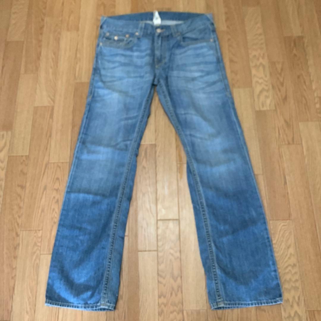 トゥルーレリジョン　ストレートデニム 34