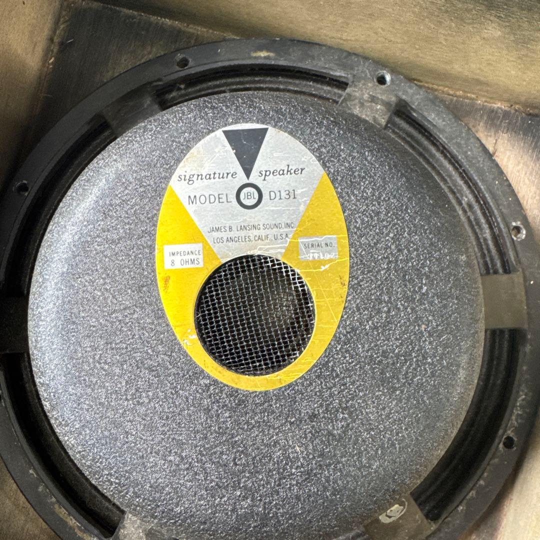 り*り様 父の遺品整理、JBL D131 スピーカー 12インチ 8Ω