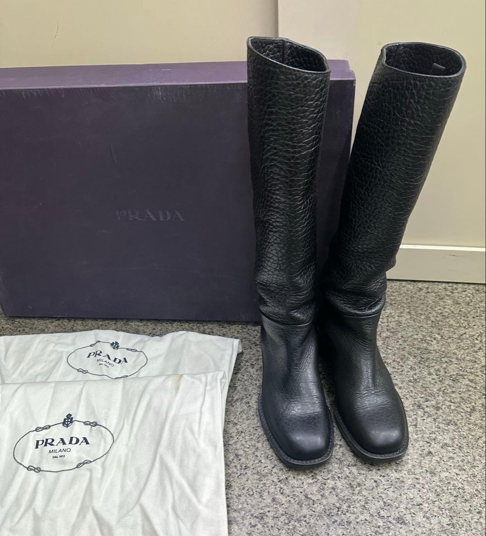 PRADA プラダ　ブーツ　ブラック　サイズ 35（約22.5cm）