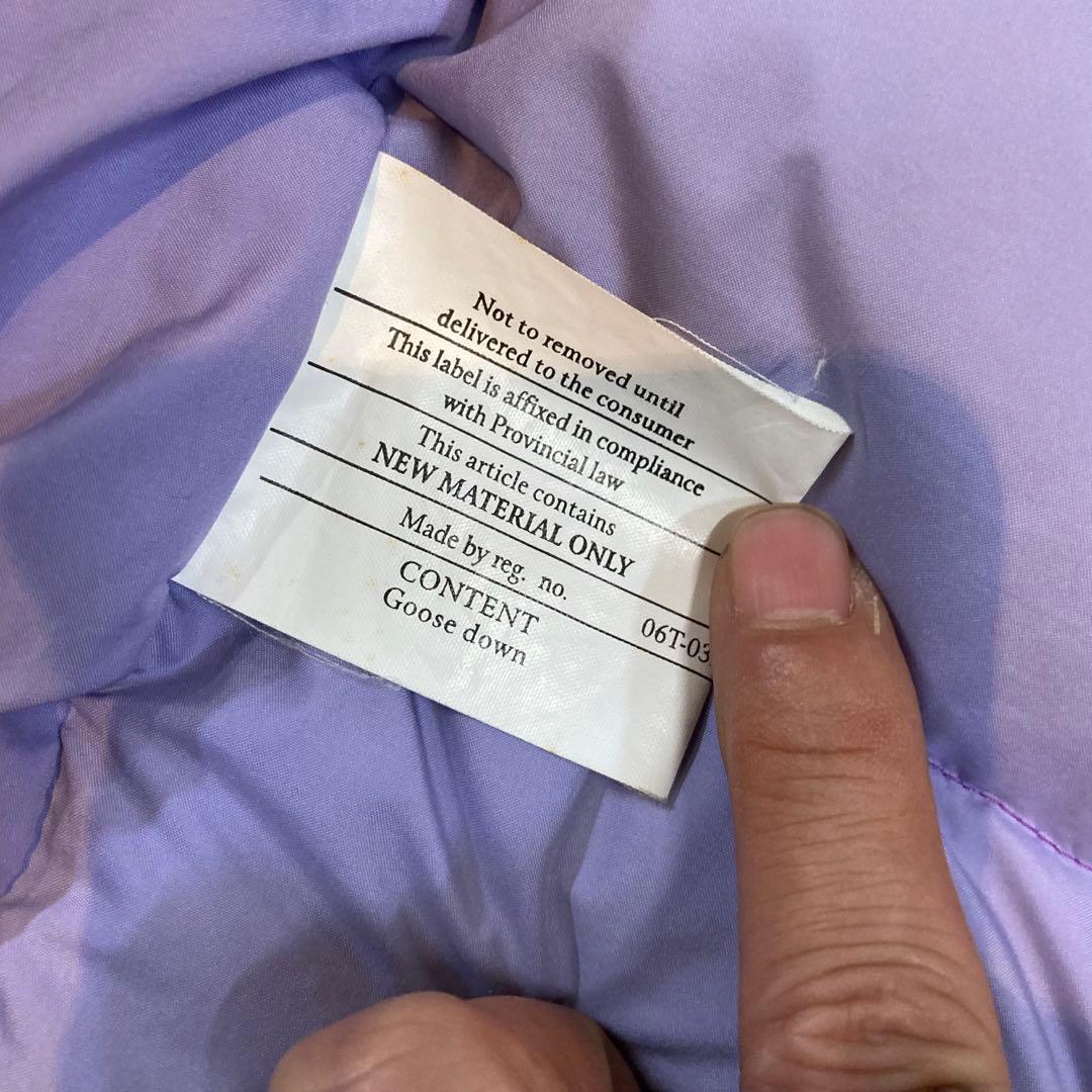 美品 パタゴニア patagonia ダウン ジャケット S 紫 チェック 総柄