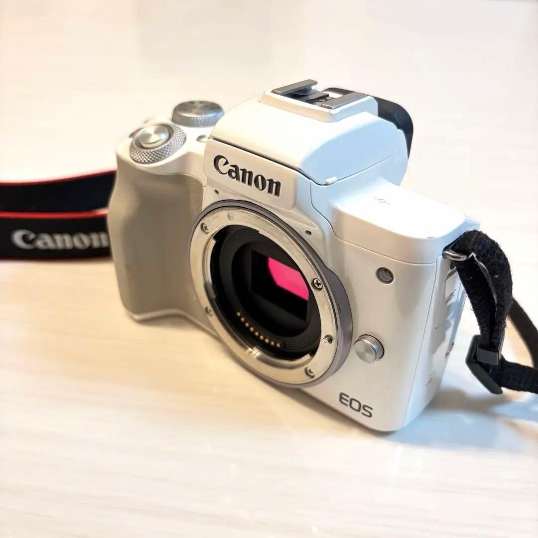 限定OFF【豪華一式】Canon EOS Kiss M レンズ3本＋アダプタ付