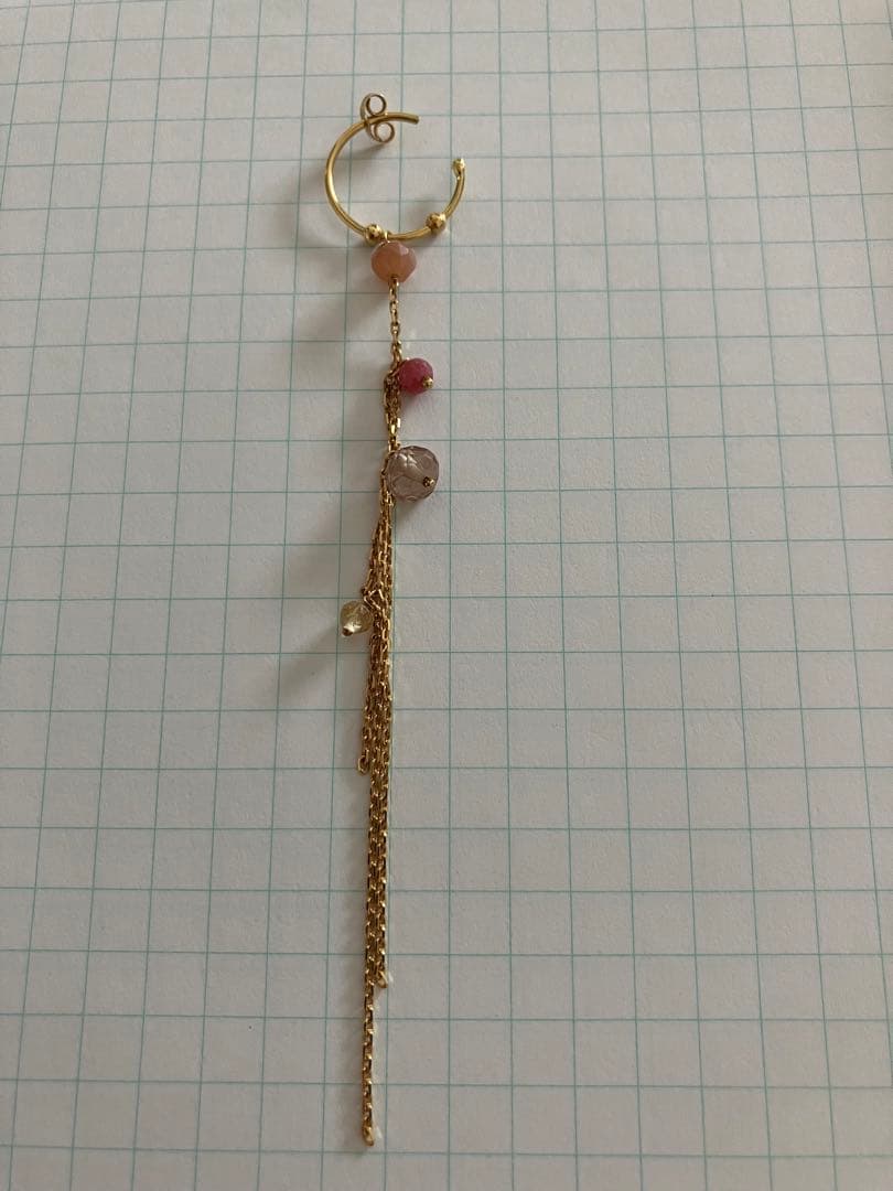 【ボウブラウス】暖かい色味！sweet pea 片耳用ピアス