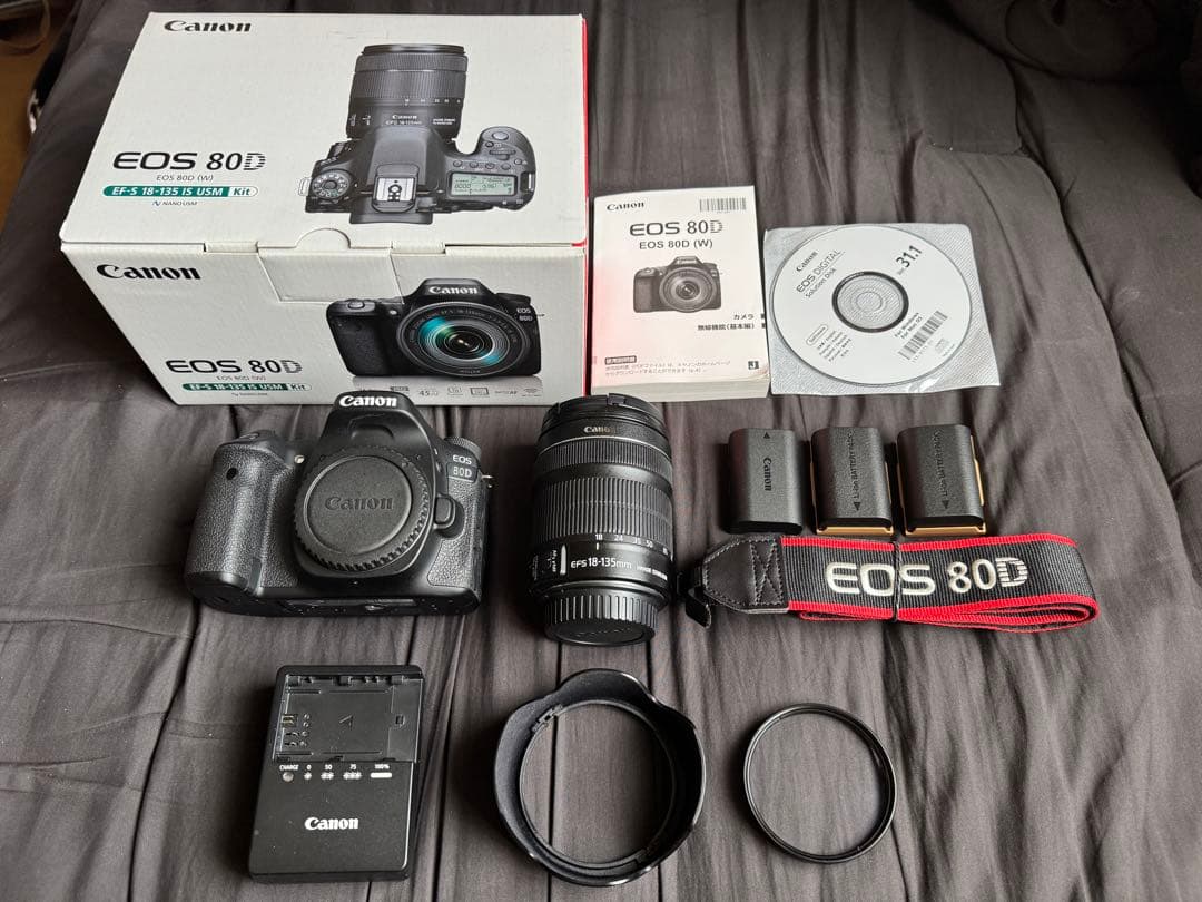 動作良好 Canon EOS 80D デジタル一眼レフカメラ