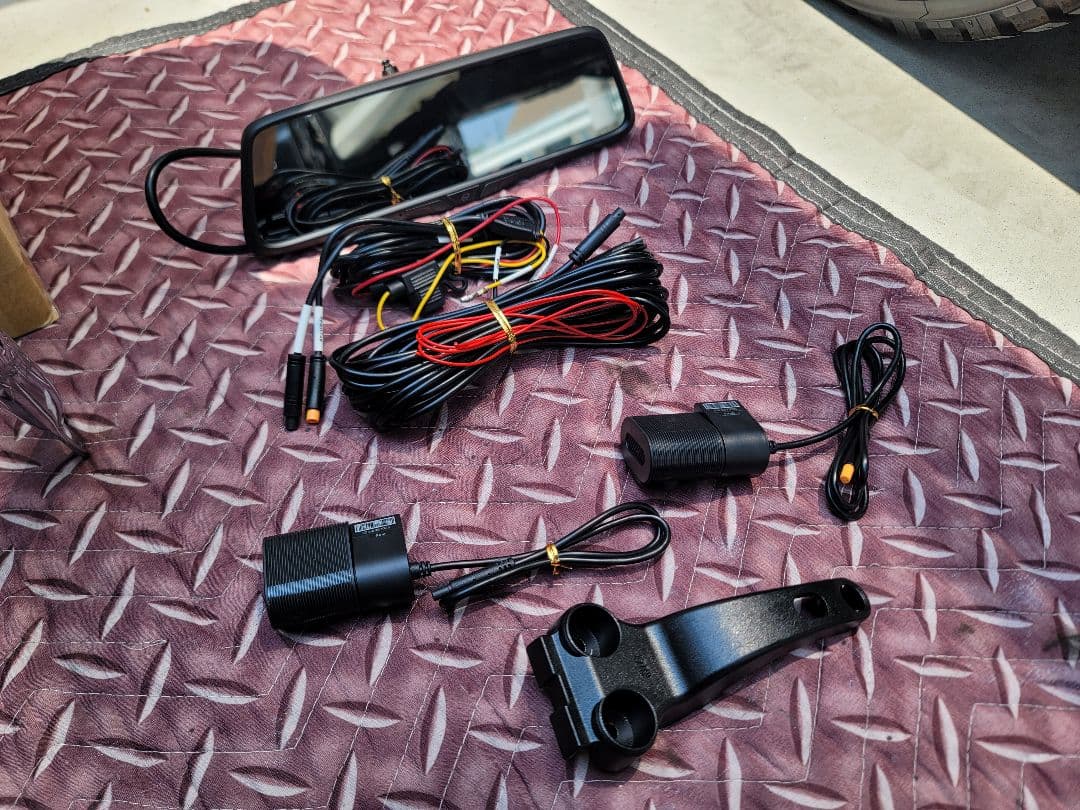 ドライブレコーダー ミラー型 前後ドラレコ 分離型 PORMIDO PRD80C