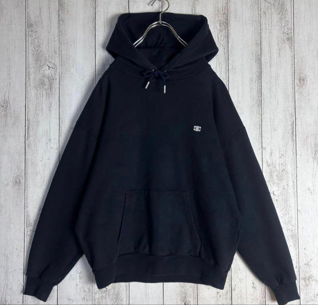 未使用級 山田涼介着用 celine トリオンフ カシミア混 パーカー 黒 L